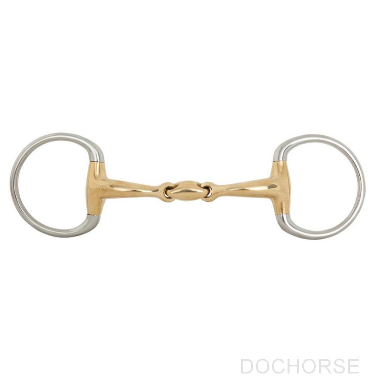 BR Double Jointed Eggbutt Snaffle Soft Contact 16MM Ø 65MM