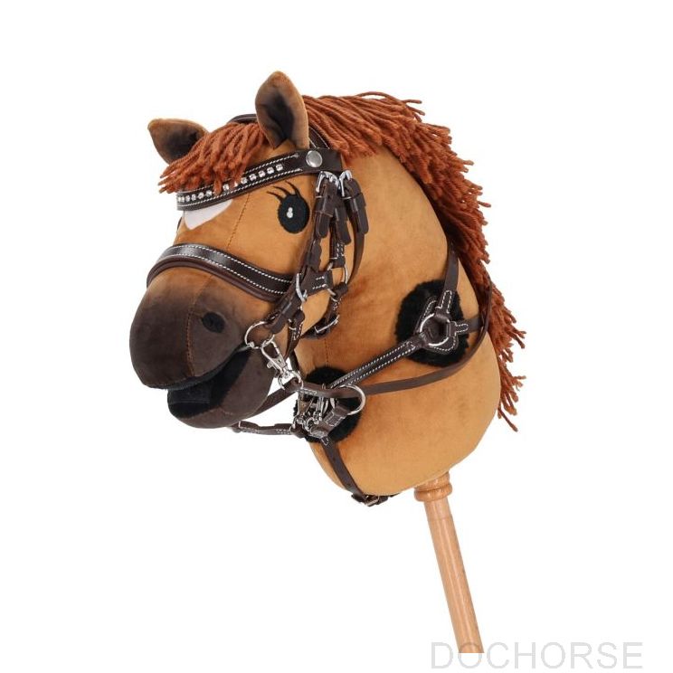 QHP Borsttuig Dolly Hobby Horse Bruin