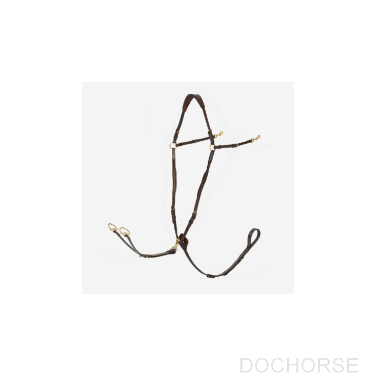 Lemieux Breastplate Detachable Martingale Brown