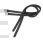 Busse Stirrup Leathers Soft with Nylon Black