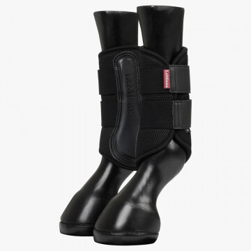 LeMieux Mesh Brushing Boots Black