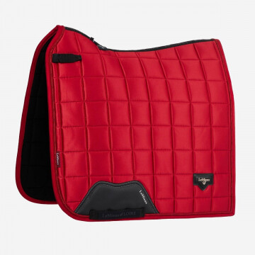 LeMieux Saddle Pad Dressage Loire Square Chilli Red
