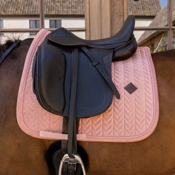 Kentucky Saddle Pad Velvet Mini Pearls Dressage