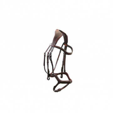 Antares Bridle 'Precision' Y Noseband-brown-Cob