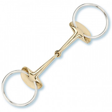 Stübben Golden Wings Snaffle bit single jointed
