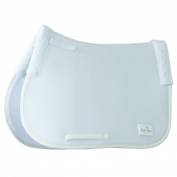Cal Rei Saddle Pad Jumping Wool -white